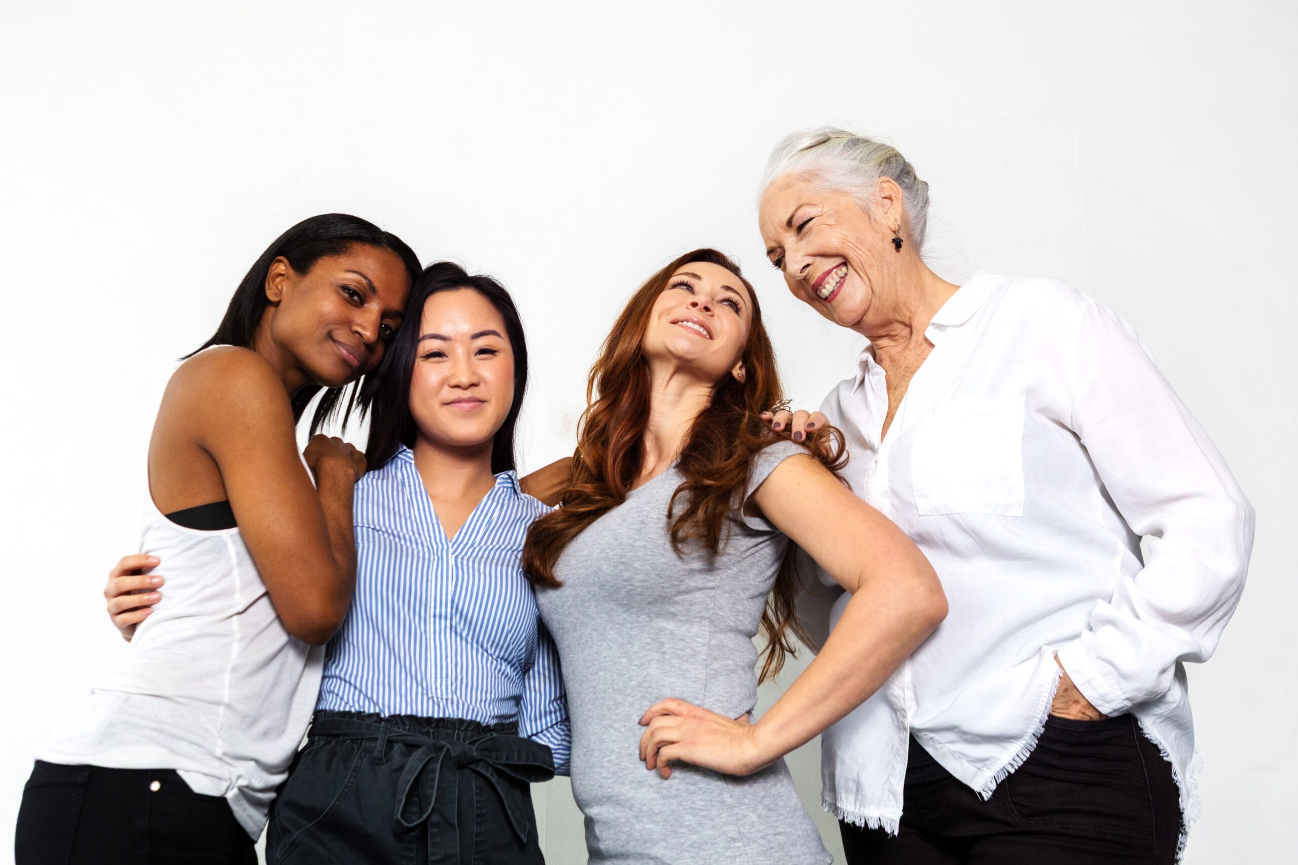Multi-generational diverse group of women